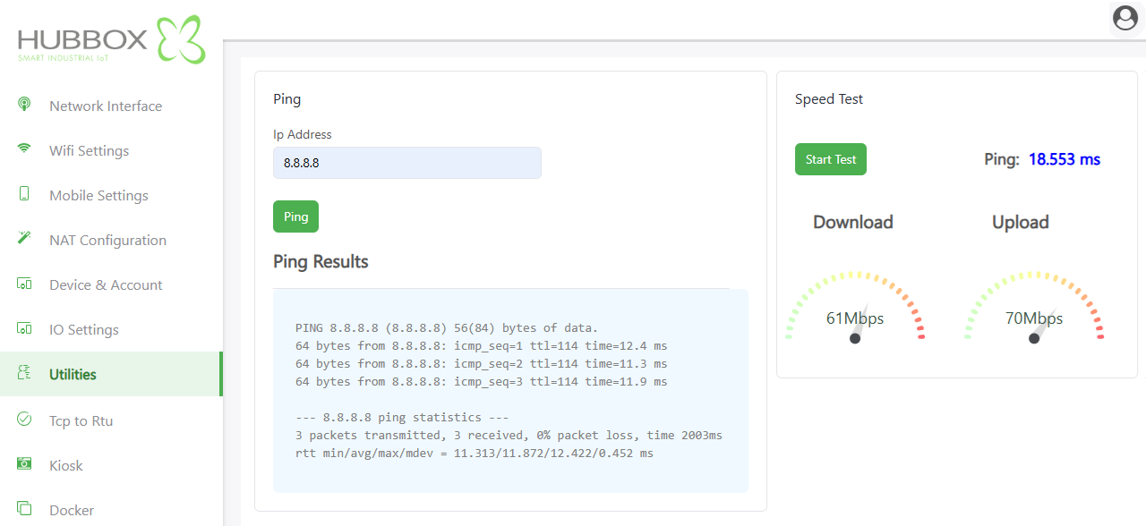 HUBBOX Teşhis Arayüzü